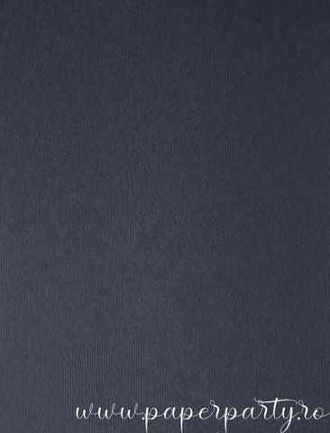 Carton Color mat Albastru navy cu striatii 215g - A4