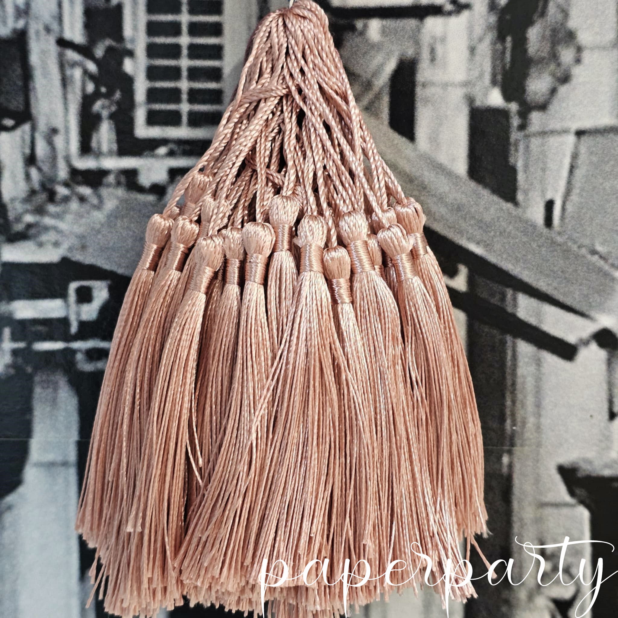ciucuri decorativi de matase Roz trandafiriu roz vintage old rose gold