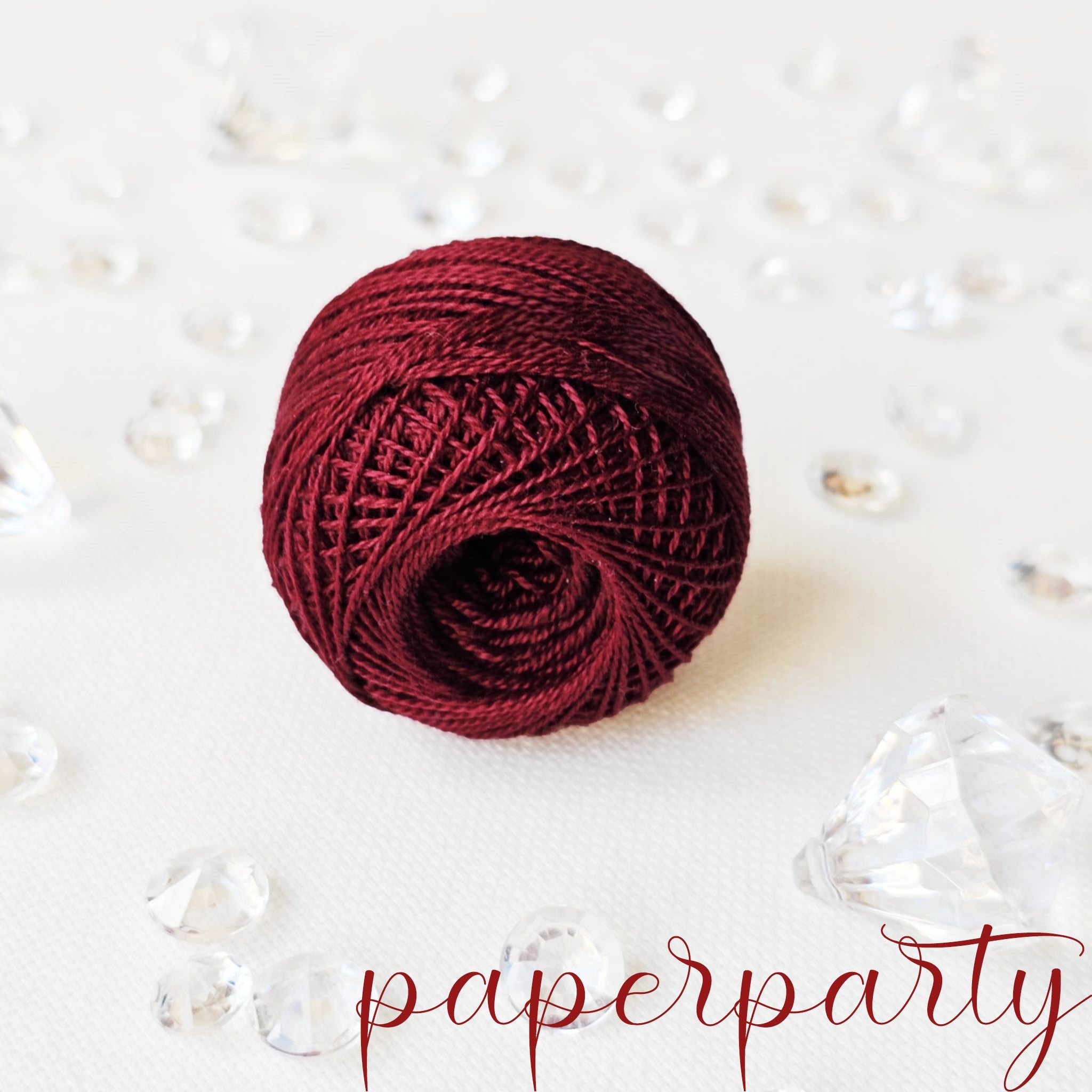 ghem bumbac burgundy 10g