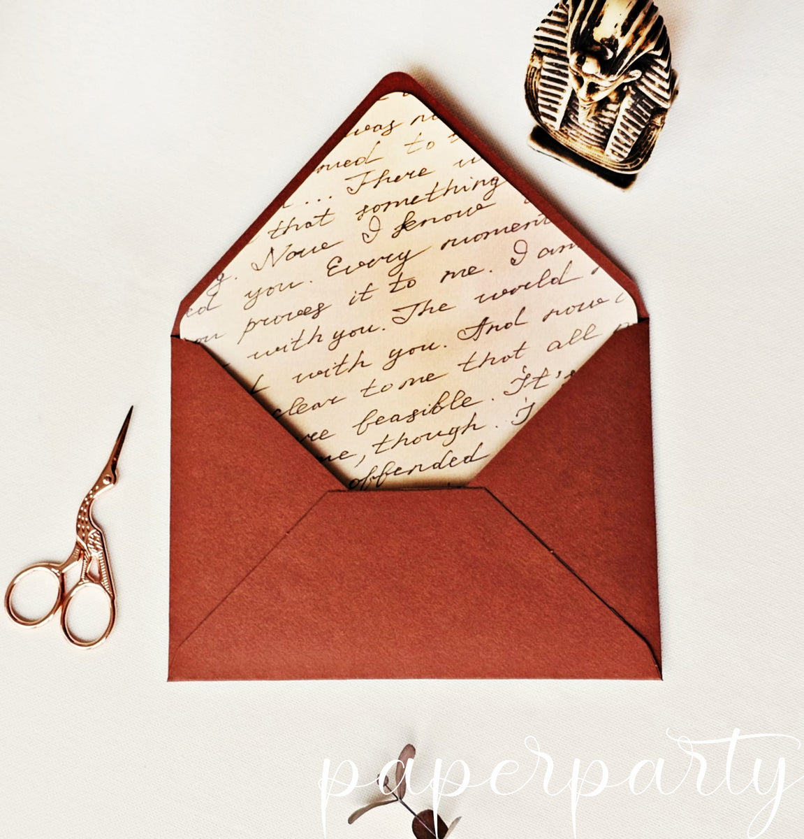 Plic Carmin I8 - 133x184mm + Liner plic Old letter – Paperparty